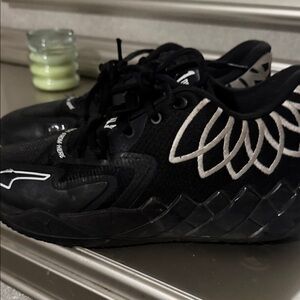 Kids Black Athletic Shoes